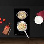 EVE เตาเซรามิค เตาไฟฟ้าเซรามิค 2 หัว + เครื่องดูดควันชนิดมาตรฐานฝังใต้ตู้เฟอร์นิเจอร์