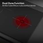 EVE เตาไฟฟ้า 3 หัว เตาแม่เหล็กไฟฟ้าผสมเตาเซรามิค + เครื่องดูดควันแบบฝัง