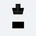 EVE เตาแม่เหล็กไฟฟ้า 2 หัว แบบฝัง + เครื่องดูดควันติดผนัง 0