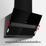 EVE เตาแม่เหล็กไฟฟ้า 2 หัว แบบฝัง + เครื่องดูดควันติดผนัง