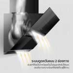 EVE เตาแม่เหล็กไฟฟ้า 2 หัว แบบฝัง + เครื่องดูดควันติดผนัง
