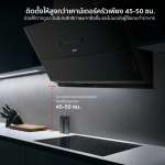 EVE เตาแม่เหล็กไฟฟ้า 2 หัว แบบฝัง + เครื่องดูดควันติดผนัง