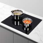 EVE เตาแม่เหล็กไฟฟ้า 4 หัว แบบฝัง + เครื่องดูดควันติดผนัง