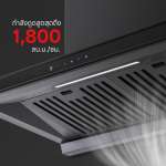 EVE เตาฝังอินดักชั่น 3 หัว + เครื่องดูดควันติดผนัง