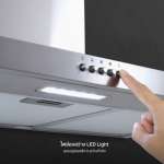 EVE เตาแก๊สสแตนเลสแบบฝัง 2 หัว + เครื่องดูดควันติดผนัง