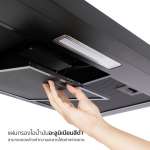 EVE เตาแก๊สฝังกระจก 2 หัว + เครื่องดูดควันติดผนัง