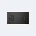 EVE เตาแก๊สแบบฝัง 2 หัว ฐานกระจกนิรภัย + เครื่องดูดควันติดผนัง