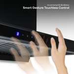 EVE เตาแก๊สแบบฝัง 2 หัว ฐานกระจกนิรภัย + เครื่องดูดควันติดผนัง