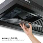 EVE เตาแก๊สแบบฝัง 2 หัว ฐานกระจกนิรภัย + เครื่องดูดควันติดผนัง