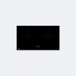 EVE เตาแม่เหล็กไฟฟ้า 2 หัว แบบฝัง + เครื่องดูดควันติดผนัง แบบกระโจม