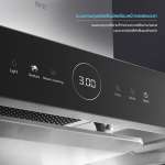 EVE เตาแม่เหล็กไฟฟ้า 2 หัว แบบฝัง + เครื่องดูดควันติดผนัง แบบกระโจม