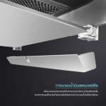 EVE เตาแม่เหล็กไฟฟ้า 2 หัว แบบฝัง + เครื่องดูดควันติดผนัง แบบกระโจม