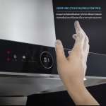 EVE เตาแม่เหล็กไฟฟ้า 2 หัว แบบฝัง + เครื่องดูดควันติดผนัง แบบกระโจม