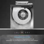 EVE เตาแม่เหล็กไฟฟ้า 2 หัว แบบฝัง + เครื่องดูดควันติดผนัง แบบกระโจม