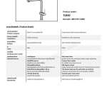 EVE ก๊อกน้ำอ่างล้างจาน ก๊อกน้ำผสม ร้อน-เย็น TUNO
