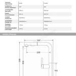 EVE ก๊อกน้ำอ่างล้างจาน ก๊อกน้ำผสม ร้อน-เย็น สีดำ ZENO BLACK EP