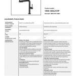 EVE ก๊อกน้ำอ่างล้างจาน ก๊อกน้ำ 3 ทาง ก๊อกน้ำผสมน้ำดื่ม สีดำ VINA 3 BLACK EP