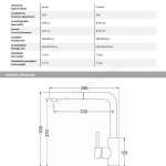 EVE ก๊อกน้ำอ่างล้างจาน ก๊อกซิงค์ล้างจาน ก๊อกน้ำสีดำ LEXI BLACK