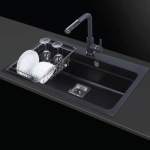 EVE ก๊อกน้ำอ่างล้างจาน ก๊อกซิงค์ล้างจาน ก๊อกน้ำสีดำ LEXI BLACK