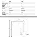 EVE ก๊อกน้ำอ่างล้างจาน ก๊อกน้ำ 3 ทาง ก๊อกน้ำผสมน้ำดื่ม TRINITY PLUS GUNMETAL EP