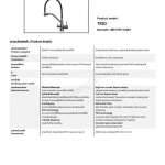 EVE ก๊อกน้ำอ่างล้างจาน ก๊อกน้ำ 3 ทาง ก๊อกน้ำผสมน้ำดื่ม TRIO