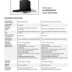 EVE เครื่องดูดควันชนิดกระโจมติดผนัง