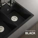 EVE ซิงค์แกรนิต ซิงค์ล้างจานสีดำ