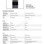 EVE เตาแก๊สพร้อมเตาอบตั้งพื้น