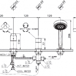คลิกเลย COTTO ก๊อกผสมติดอ่างอาบน้ำพร้อมฝักบัวสายอ่อน