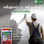 คลิกเลย จระเข้ สกิมโค้ท สมูท ปูนฉาบผิวบางชนิดเนื้อละเอียด ขนาด 25 กิโลกรัม 0