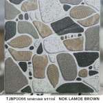 คลิกเลย BIRDY กระเบื้องเซรามิคชนิดเคลือบ เกรด A ตรานก ขนาด 40 x 40 cm. ลายนกละเมอ บราวน์ 0