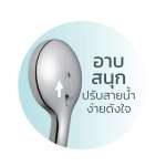 A-6018-CH-A ชุดฝักบัวสายอ่อน 3 ฟังก์ชั่น รุ่น RainSwitch Power Jet