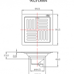 FD-004 ตะแกรงกันกลิ่น ขนาดท่อ 2 นิ้ว HANG *คลิกดูรายละเอียดเพิ่มเติม