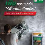 คลิกเลย จระเข้ ฟลอร์ ฮาร์ดเดนเนอร์ ปูนเพิ่มความแข็งแกร่งของพื้น ขนาด 20 กิโลกรัม