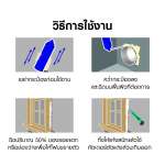 คลิกเลย จระเข้ พียู โฟม โพลียูรีเทน ชนิดสเปรย์โฟม ใช้งานอเนกประสงค์ ขนาด 500 มล.