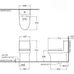 คลิกเลย COTTO สุขภัณฑ์ชิ้นเดียว รุ่น MOLTON ใช้น้ำ 3/4.8 ลิตร ระบบชำระล้าง Rimless Siphon Jet