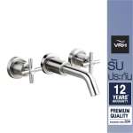 HFVSB-2122D8 ก๊อกคู่ผสมอ่างล้างหน้า แบบฝังผนัง รุ่น SMOOTH 0