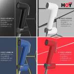 FXHOY-H03RDS หัวฉีดชำระสีแดง พร้อมสาย SUS ยาว 1.2 เมตร รุ่น HORI