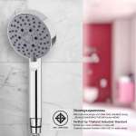 FJHOF-F3173WS ชุดฝักบัวมือถือ 3 ฟังก์ชั่น ชุบโครเมี่ยม พร้อมสายสเตนเลส 1.5 เมตร