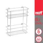 HWHOY-H109Q ชั้นวางของ 2 ชั้น ยาว 300 มม. แบบติดผนัง 0
