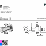 PREMA สต็อปวาล์ว 2 ทาง แบบหมุน PM1061#SA(HM)