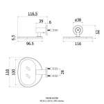 FBVHB-N107BS ที่วางสบู่ รุ่น BONNY
