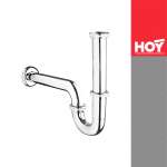 FAVHL-AP240S ท่อน้ำทิ้ง P-Trap สเตนเลส 201 ชุบโครเมี่ยม ท่อระบายยาว 240 มม. 0