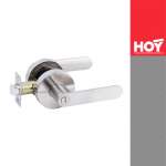 HQ446-TL01BK มือจับก้านโยกสำหรับห้องน้ำ ไม่มีลูกกุญแจระบบ Tubular Lock 0