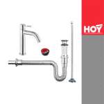 HFSET-2000HS2 ชุดก๊อกอ่างล้างหน้า SUS304 พร้อมอุปกรณ์ติดตั้ง 0