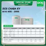 ถังเก็บน้ำบนดิน DOS CHABA KV ขนาด 1050 ลิตร สี Como Gray