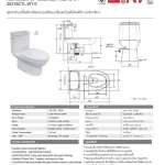 2531SCTL-WT-0 สุขภัณฑ์แบบชิ้นเดียวพร้อมระบบฟลัชแบบเซ็นเซอร์ รุ่น Neo Modern ใช้น้ำ 4.8 ลิตร 