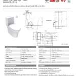 2530SCTL-WT-0 สุขภัณฑ์แบบชิ้นเดียวพร้อมระบบฟลัชแบบเซ็นเซอร์ รุ่น Flexio ใช้น้ำ 4.8 ลิตร