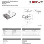 0519-WT อ่างล้างหน้าแบบครึ่งเคาน์เตอร์ รุ่น Acacia Evolution