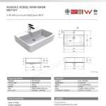 0507-WT อ่างล้างหน้าแบบวางบนเคาน์เตอร์ รุ่น Acacia Evolution